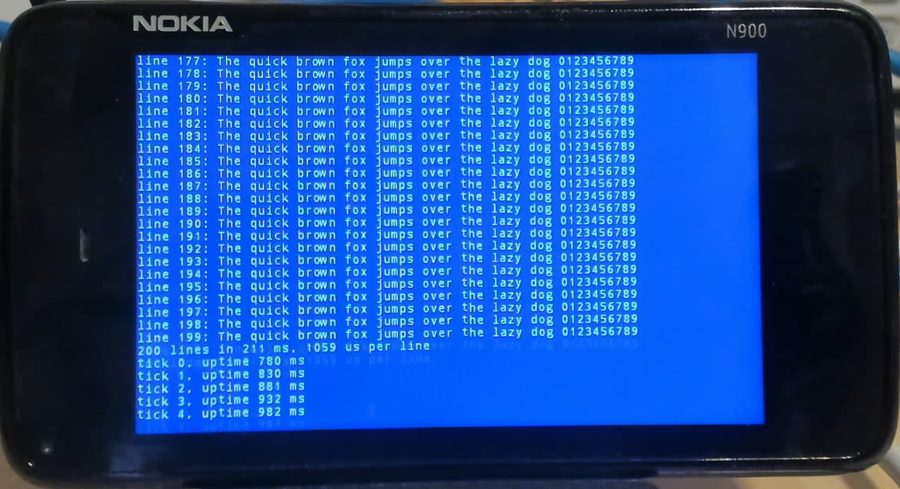 Console showing 200 lines in 211 ms, 1059 us per line