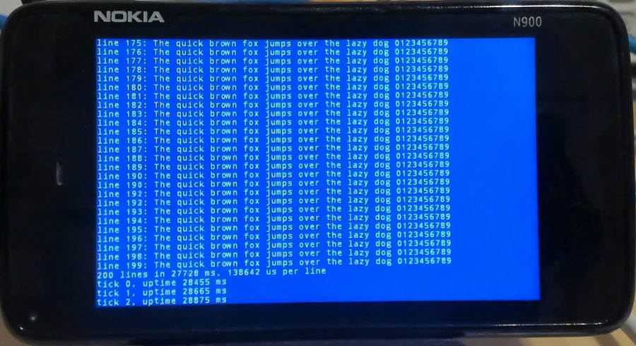 Console showing 200 lines in 27728 ms, 138642 us per line